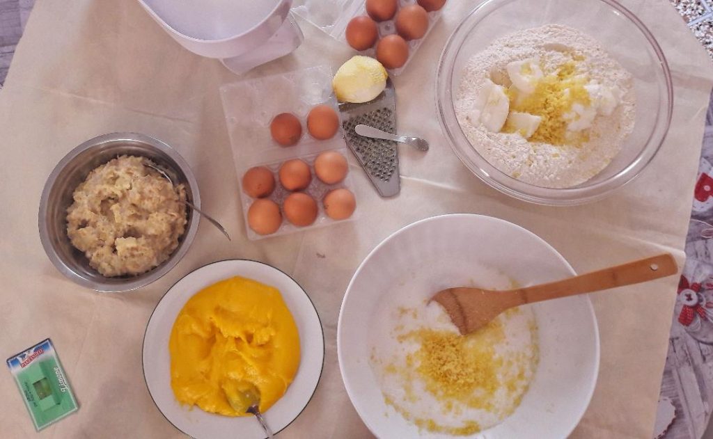 ingredienti per la pastiera napoletana