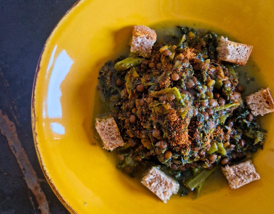 zuppa lenticchie e cavolo nero